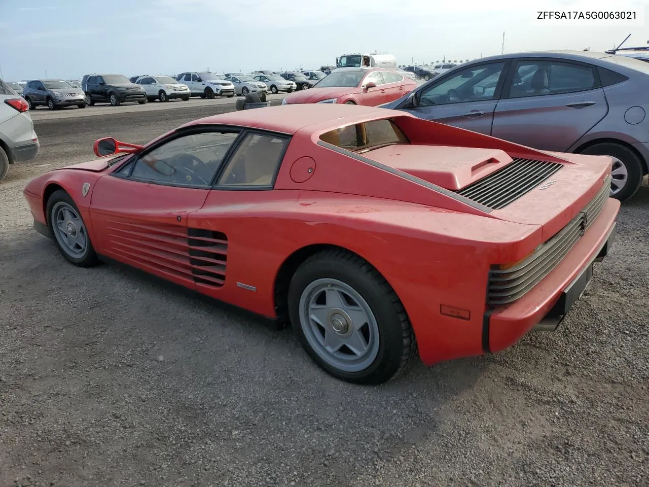 ZFFSA17A5G0063021 1986 Ferrari Testarossa