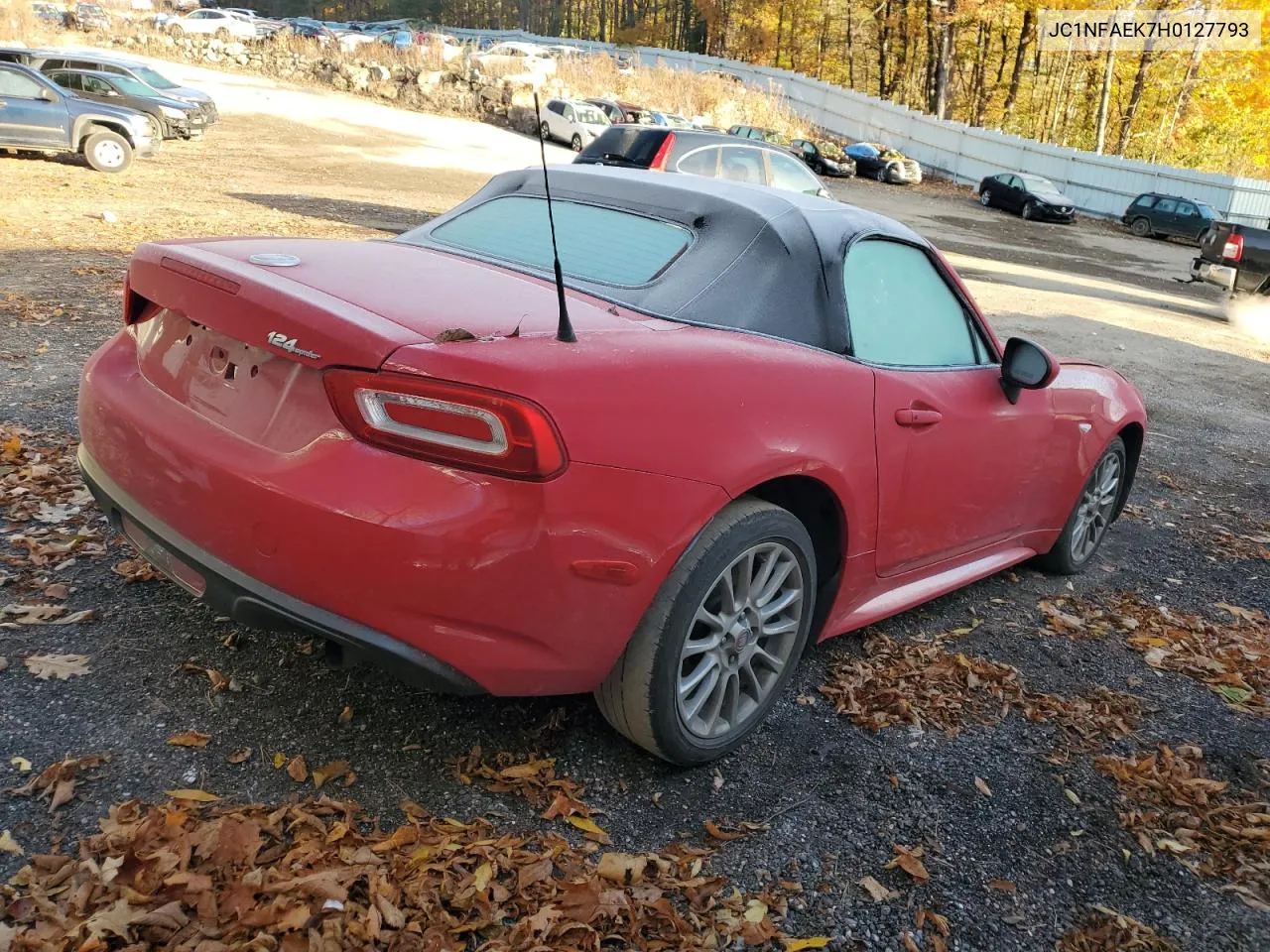 JC1NFAEK7H0127793 2017 Fiat 124 Spider Classica