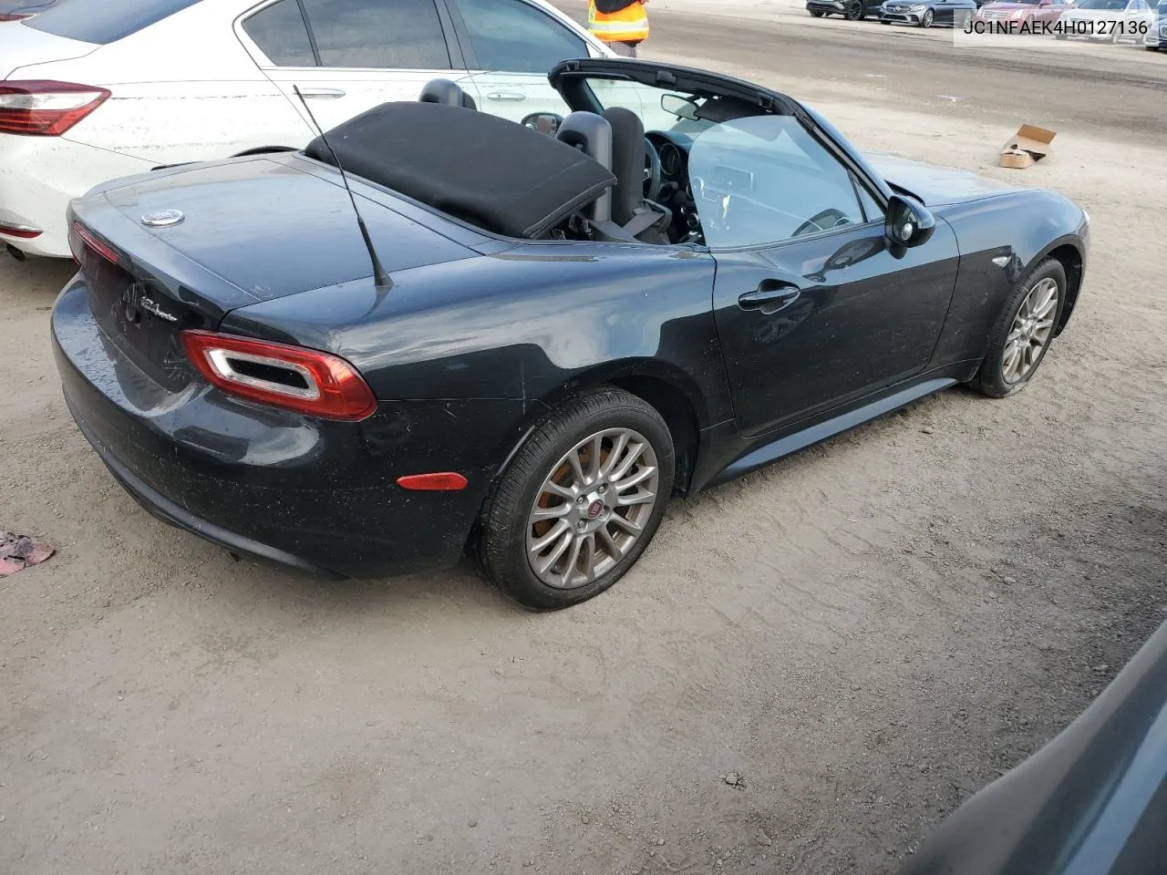 JC1NFAEK4H0127136 2017 Fiat 124 Spider Classica