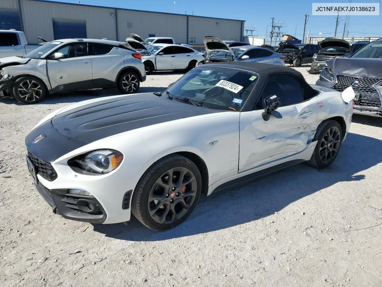 2018 Fiat 124 Spider Classica VIN: JC1NFAEK7J0138623 Lot: 80337924