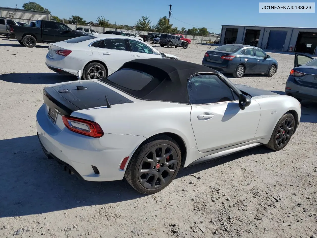 2018 Fiat 124 Spider Classica VIN: JC1NFAEK7J0138623 Lot: 80337924