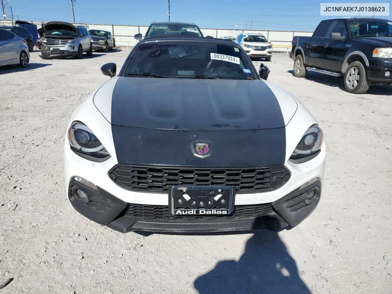 2018 Fiat 124 Spider Classica VIN: JC1NFAEK7J0138623 Lot: 80337924