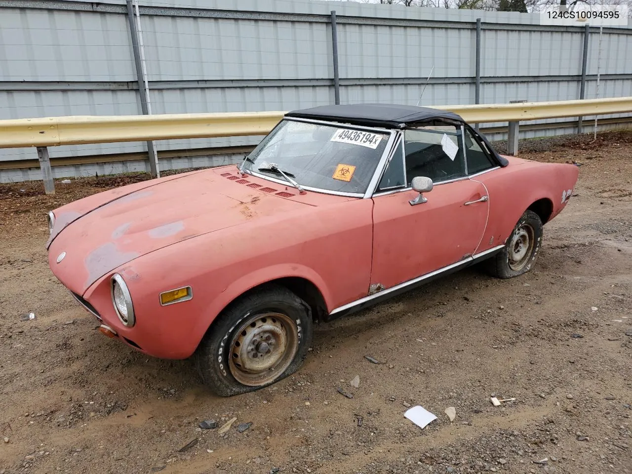 1975 Fiat 124 VIN: 124CS10094595 Lot: 49436194