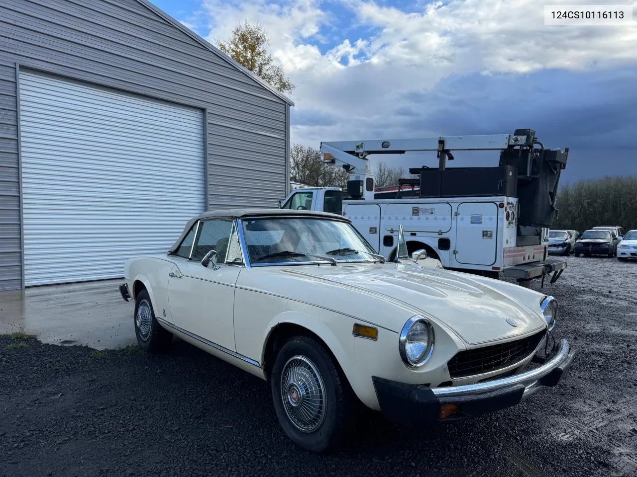 1977 Fiat 124 Spyder VIN: 124CS10116113 Lot: 80583994