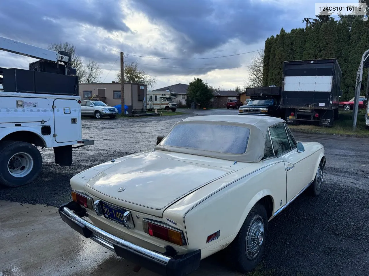 1977 Fiat 124 Spyder VIN: 124CS10116113 Lot: 80583994