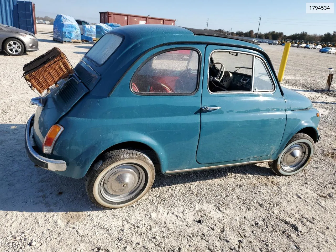 1968 Fiat 500 VIN: 1794534 Lot: 74569784