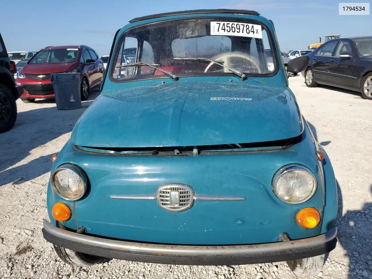 1968 Fiat 500 VIN: 1794534 Lot: 74569784