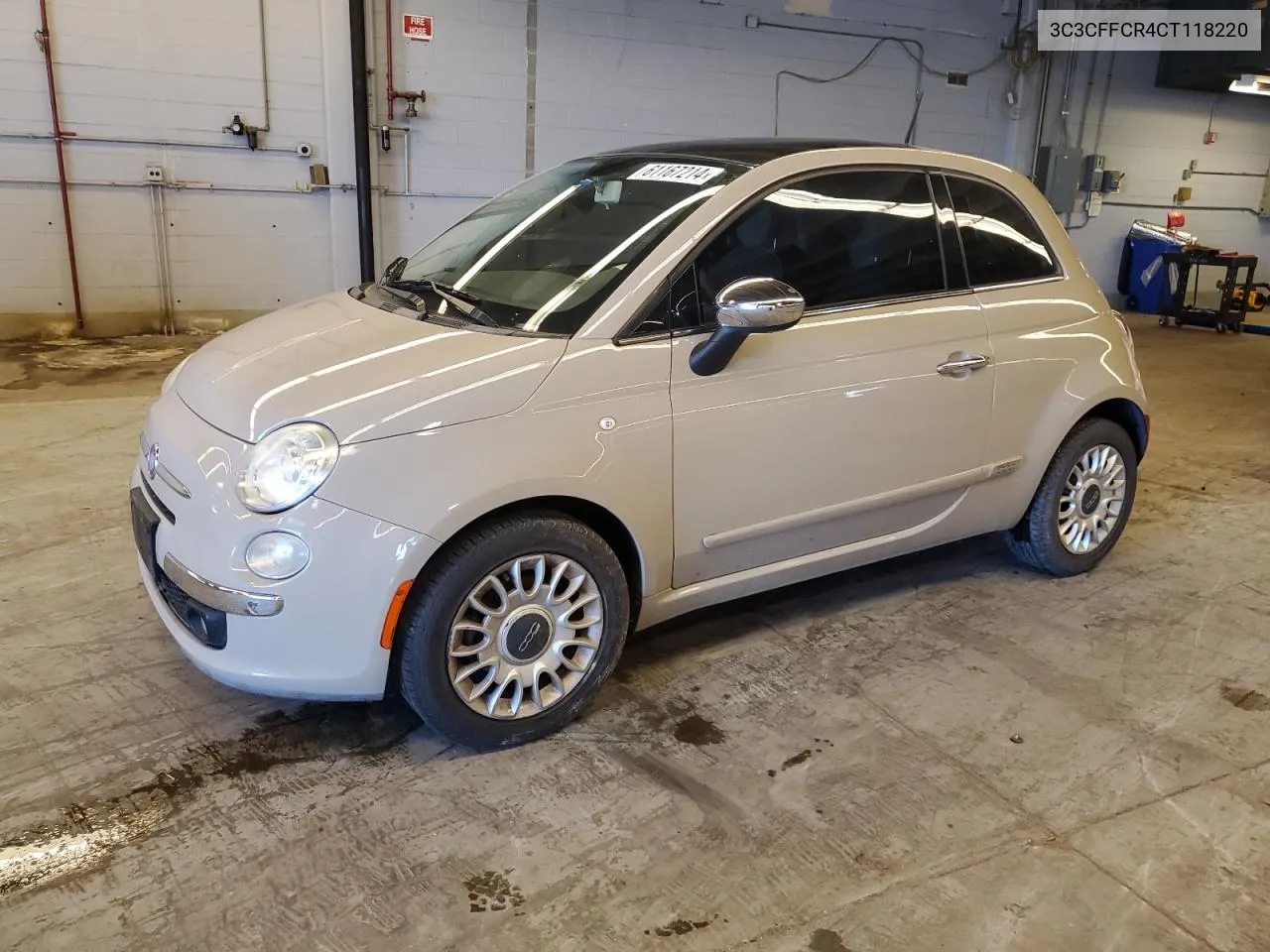 2012 Fiat 500 Lounge VIN: 3C3CFFCR4CT118220 Lot: 61167214