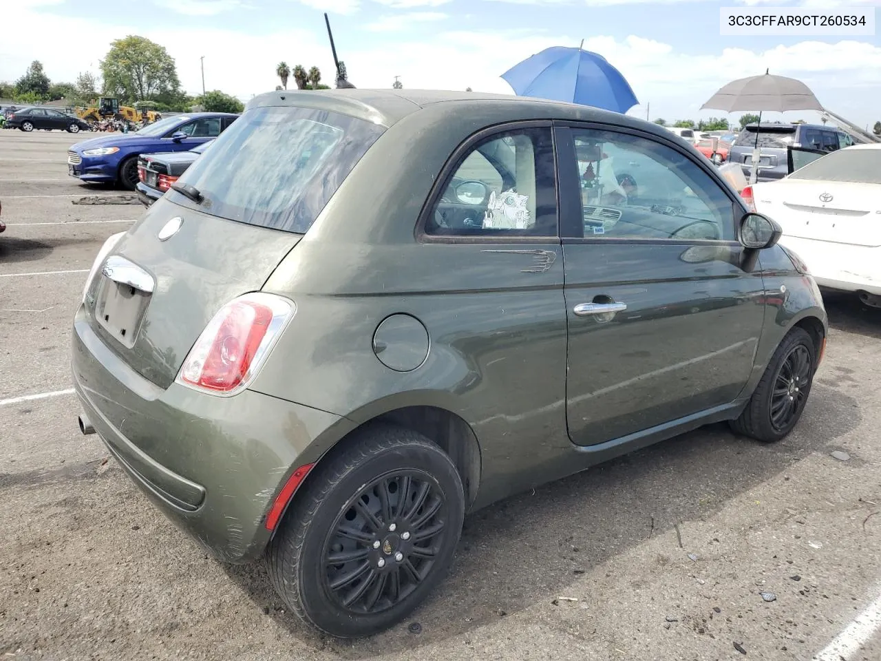 3C3CFFAR9CT260534 2012 Fiat 500 Pop