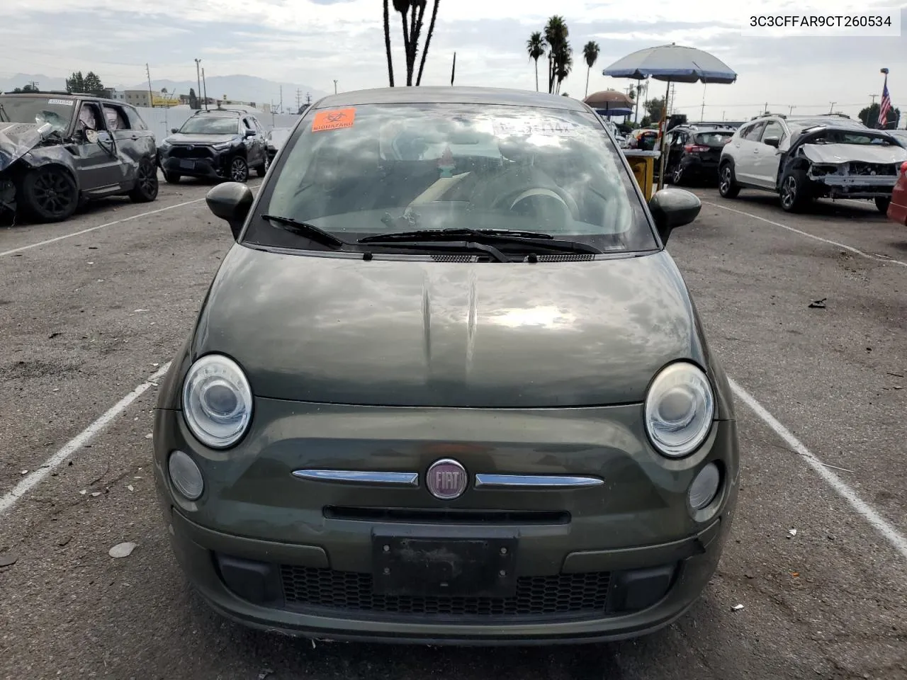 3C3CFFAR9CT260534 2012 Fiat 500 Pop