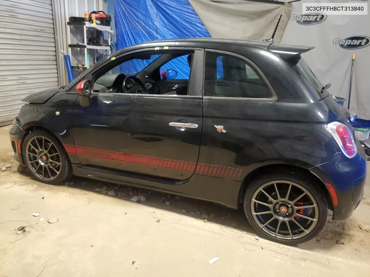 2012 Fiat 500 Abarth VIN: 3C3CFFFH8CT313840 Lot: 64675774