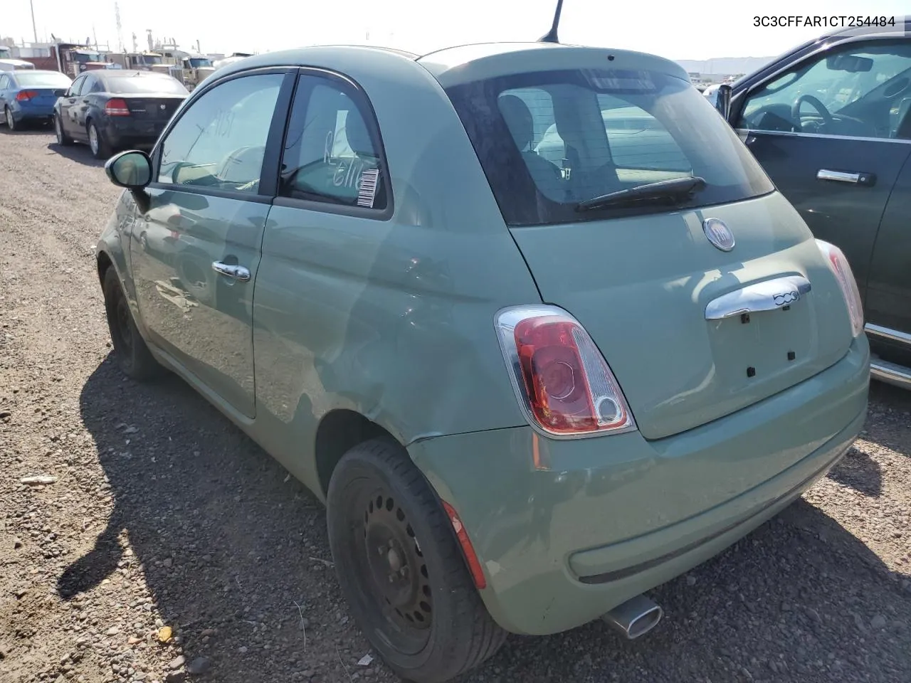 2012 Fiat 500 Pop VIN: 3C3CFFAR1CT254484 Lot: 64824803