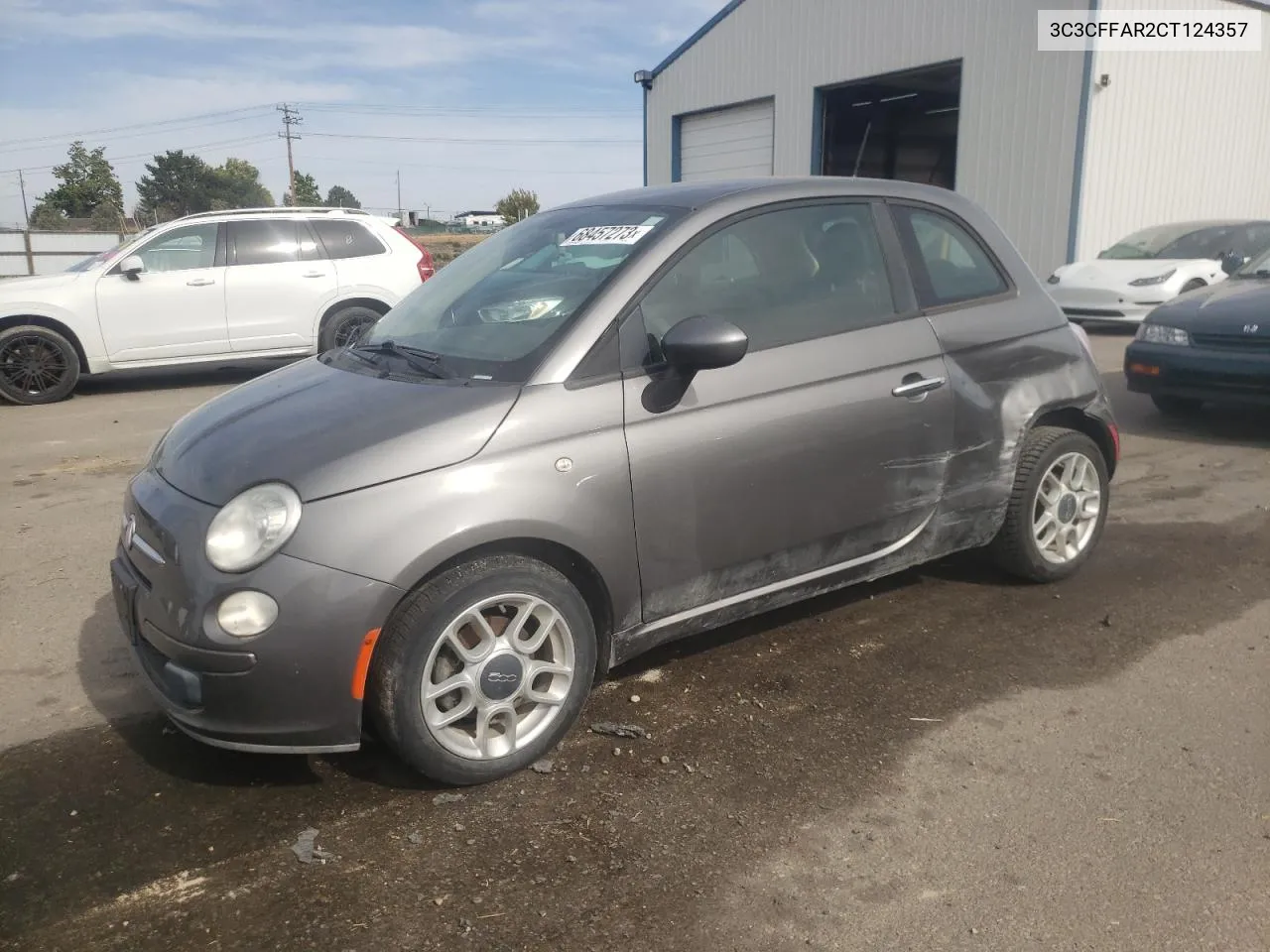 2012 Fiat 500 Pop VIN: 3C3CFFAR2CT124357 Lot: 65675634