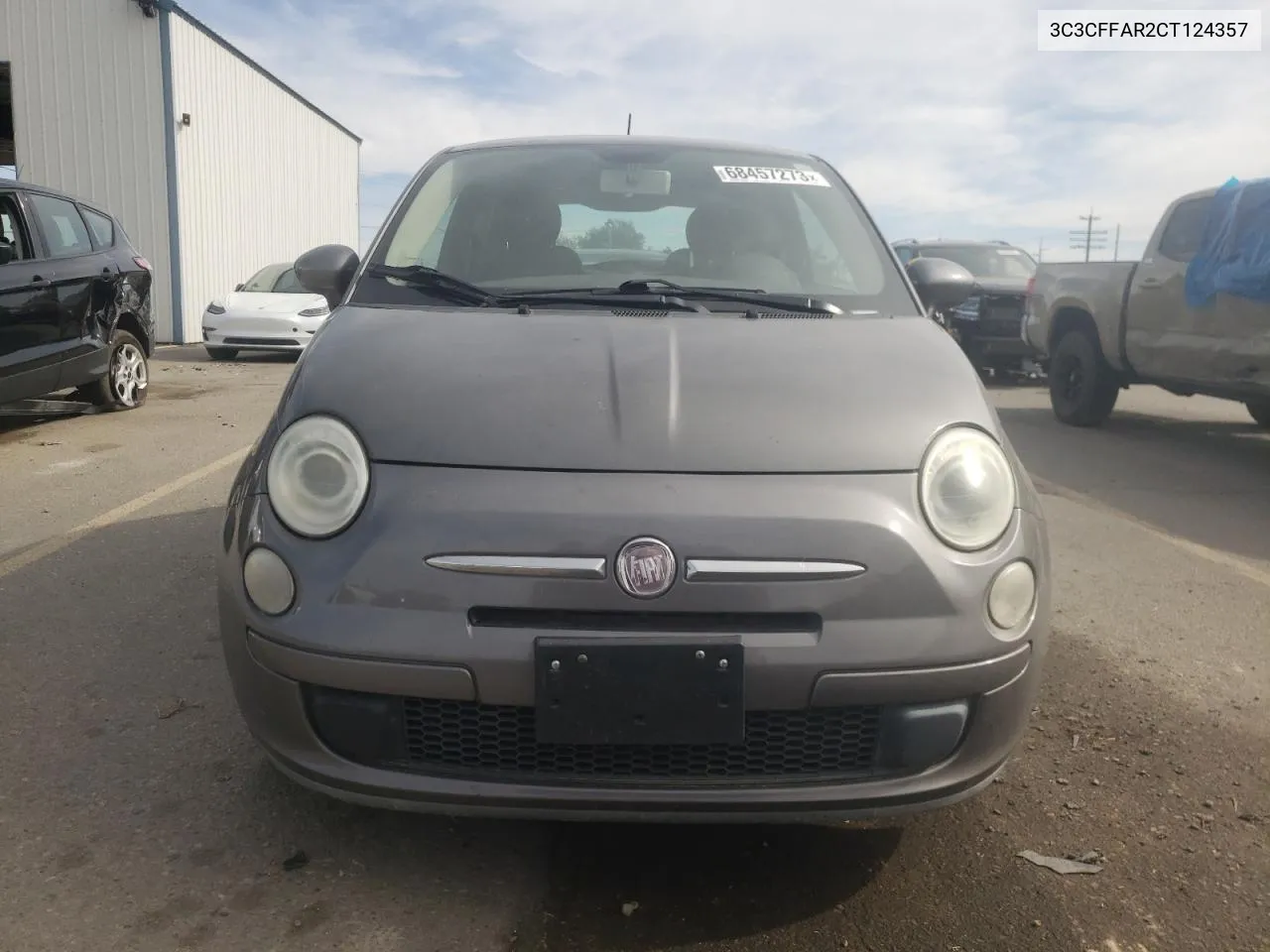 2012 Fiat 500 Pop VIN: 3C3CFFAR2CT124357 Lot: 65675634