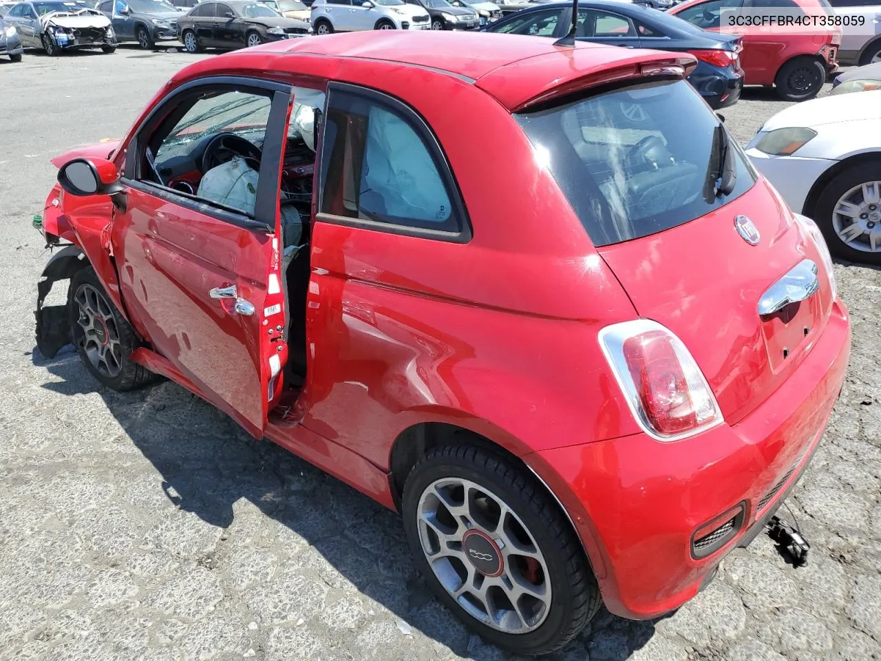 2012 Fiat 500 Sport VIN: 3C3CFFBR4CT358059 Lot: 66783904