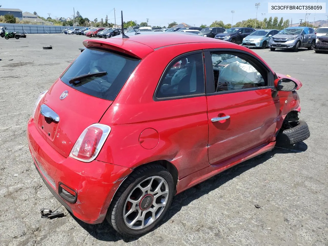 2012 Fiat 500 Sport VIN: 3C3CFFBR4CT358059 Lot: 66783904