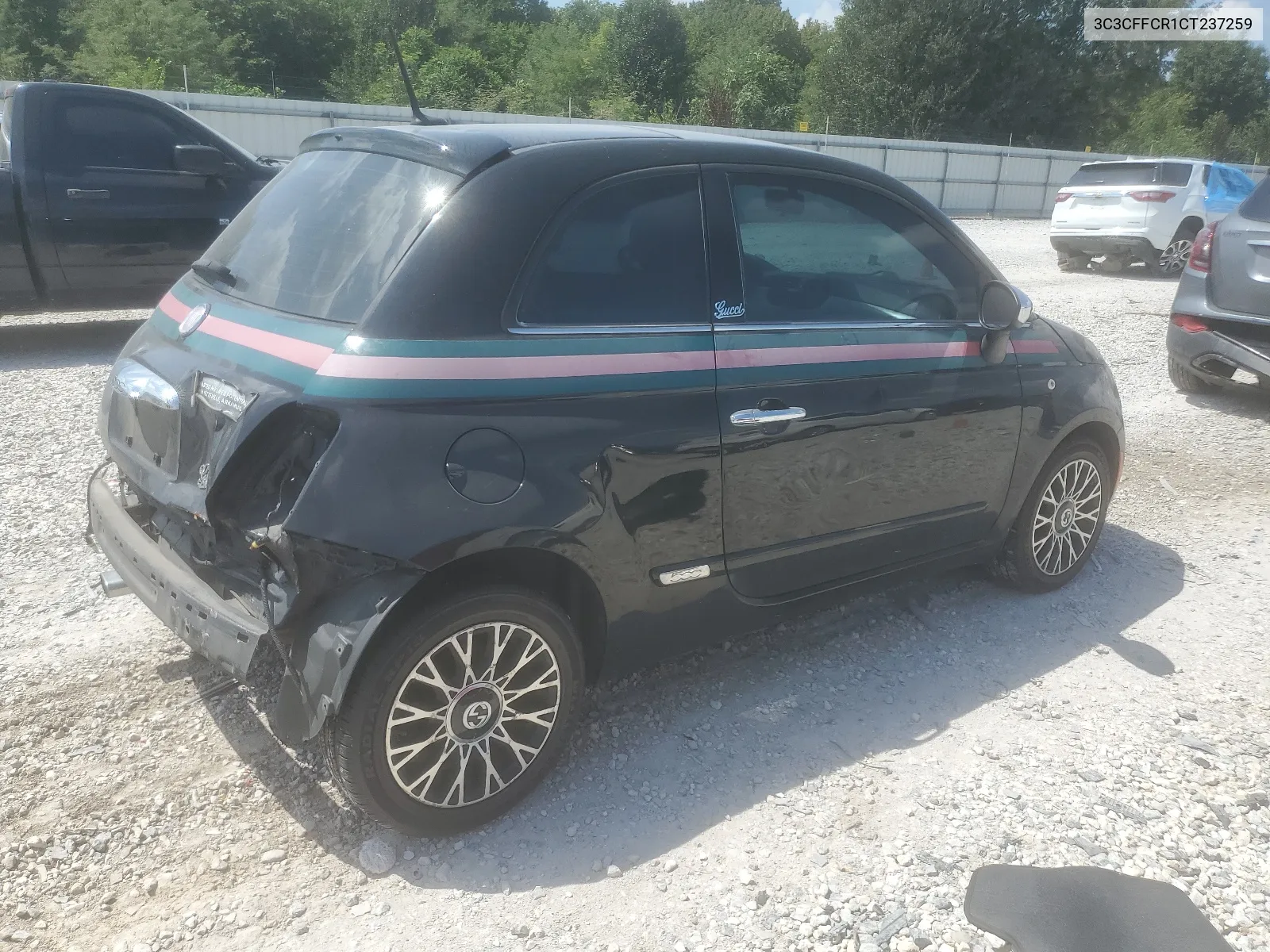 2012 Fiat 500 Lounge VIN: 3C3CFFCR1CT237259 Lot: 67345044