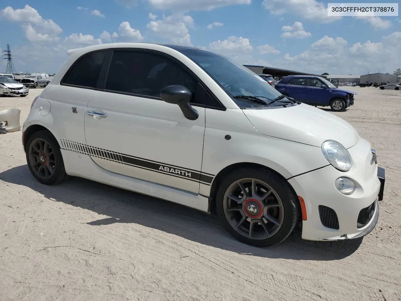 2012 Fiat 500 Abarth VIN: 3C3CFFFH2CT378876 Lot: 67938044