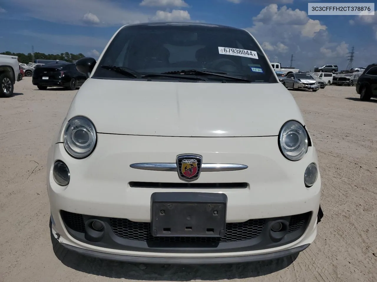 2012 Fiat 500 Abarth VIN: 3C3CFFFH2CT378876 Lot: 67938044