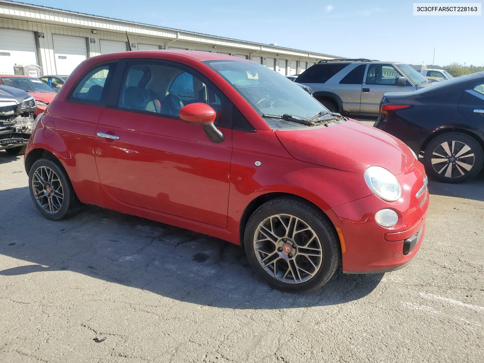 2012 Fiat 500 Pop VIN: 3C3CFFAR5CT228163 Lot: 68345444