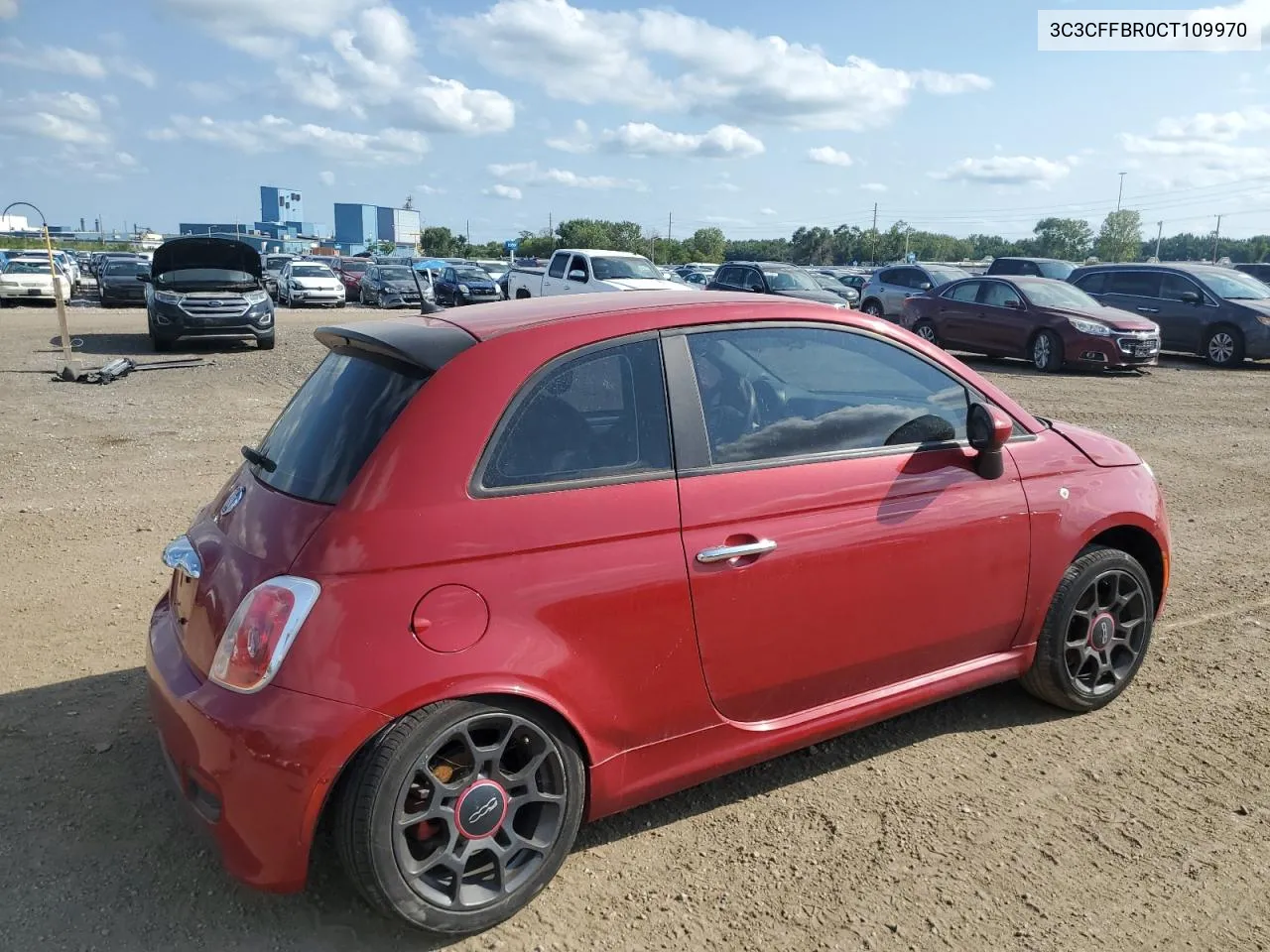 2012 Fiat 500 Sport VIN: 3C3CFFBR0CT109970 Lot: 68875694