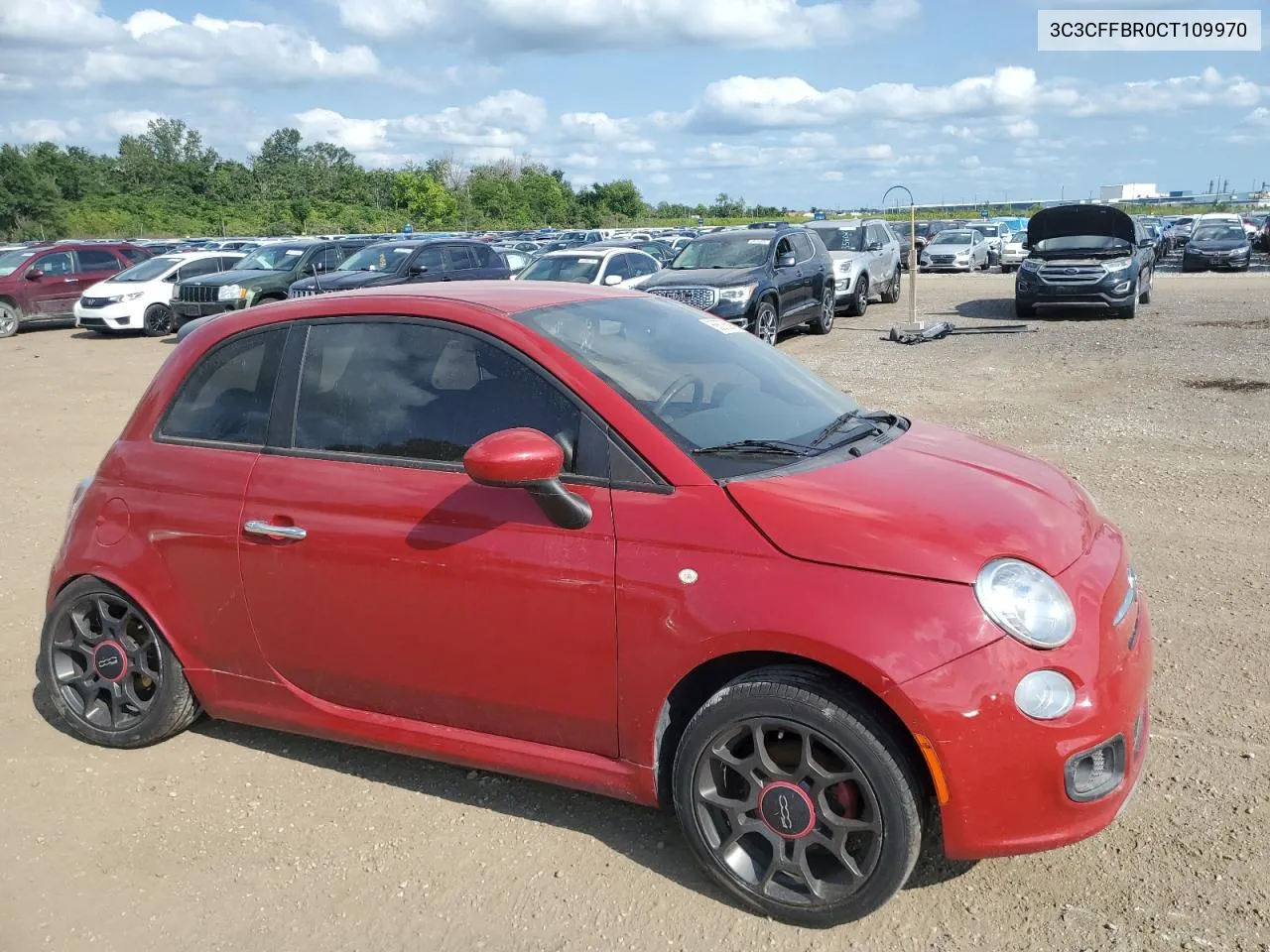 2012 Fiat 500 Sport VIN: 3C3CFFBR0CT109970 Lot: 68875694