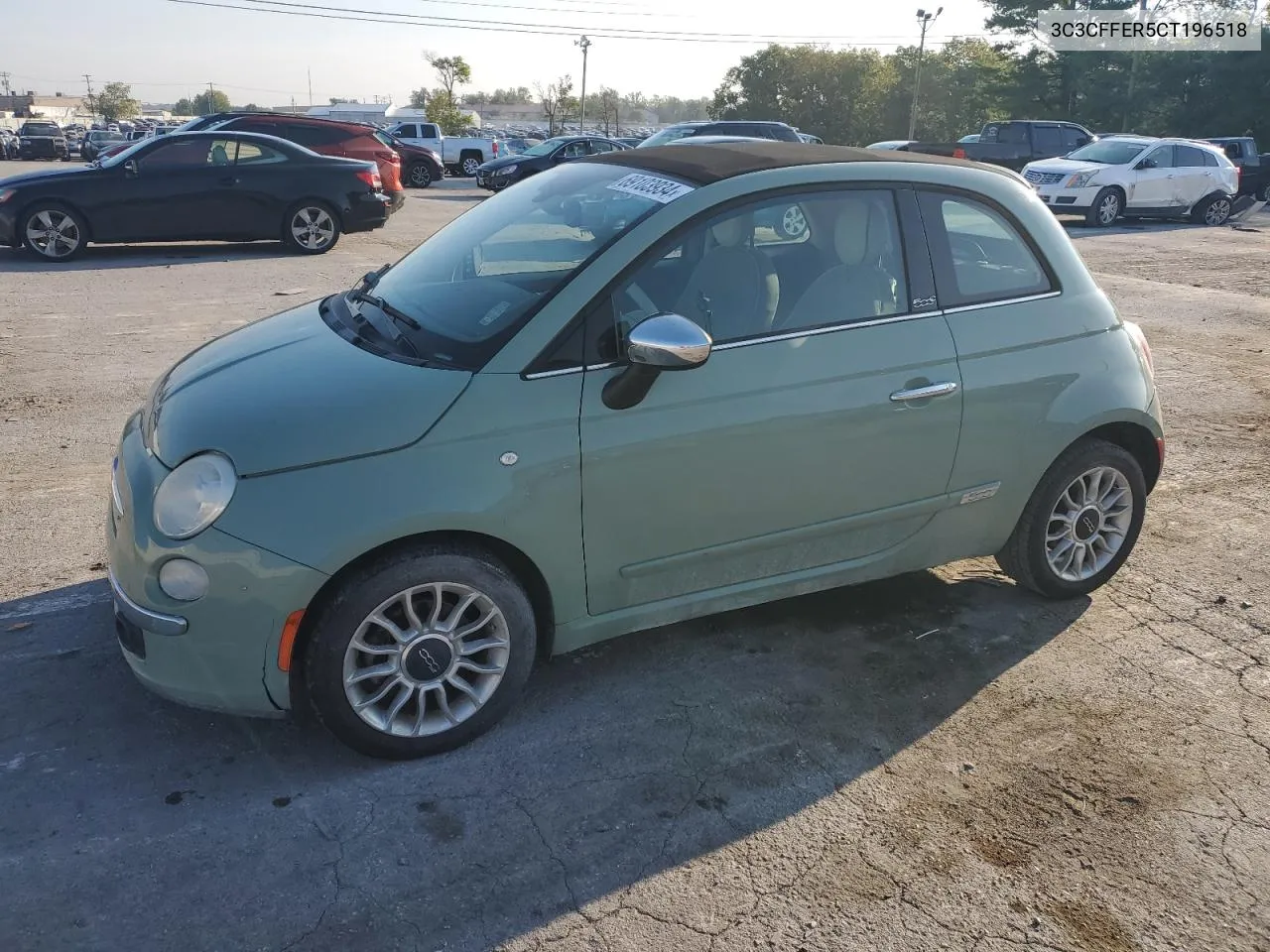 3C3CFFER5CT196518 2012 Fiat 500 Lounge