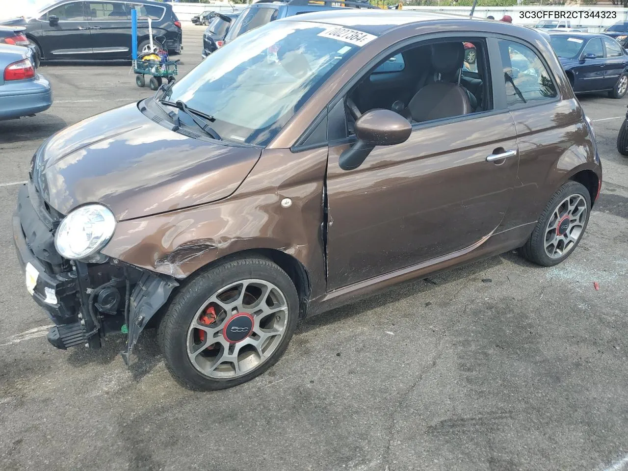 3C3CFFBR2CT344323 2012 Fiat 500 Sport