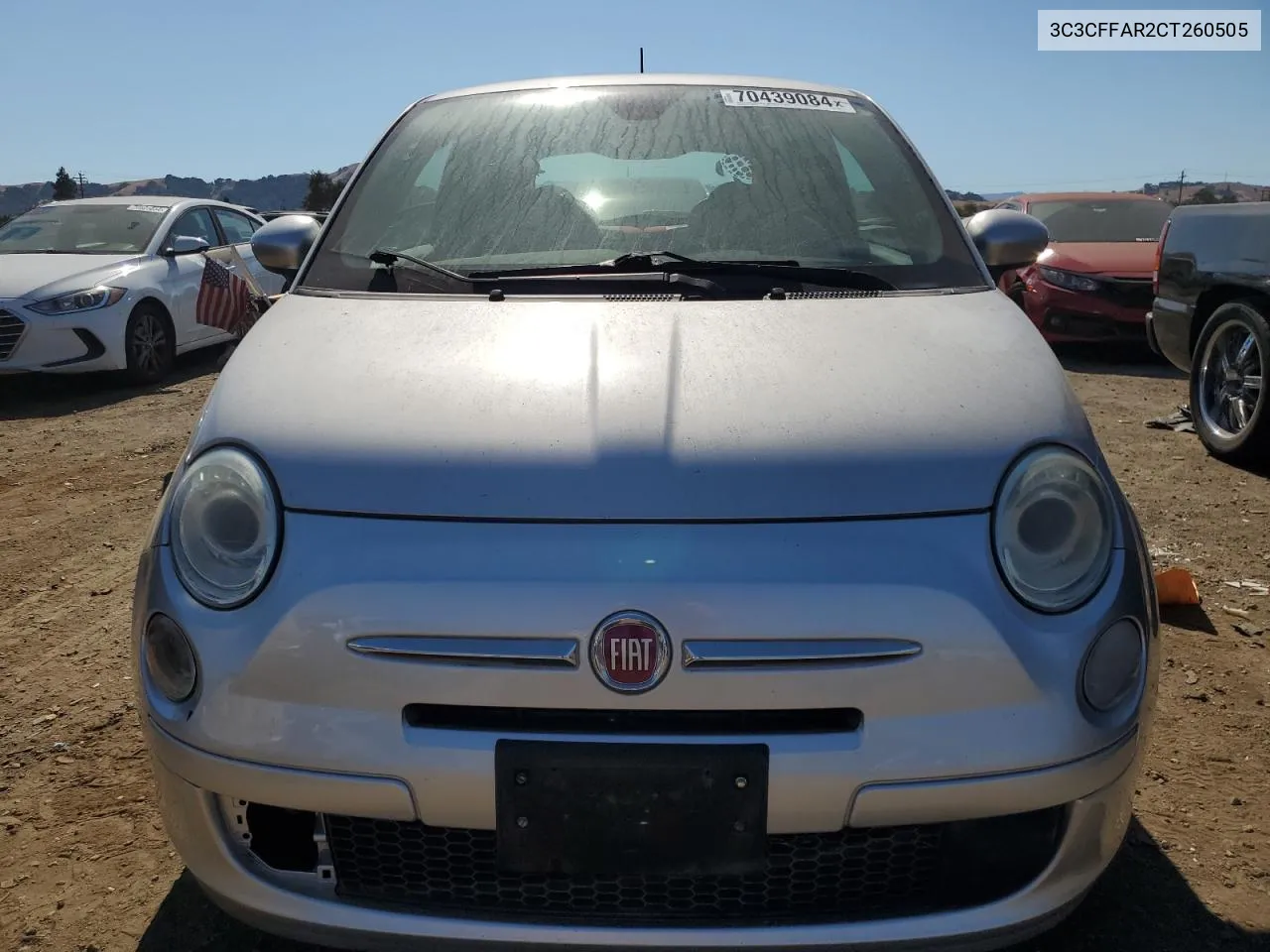 3C3CFFAR2CT260505 2012 Fiat 500 Pop