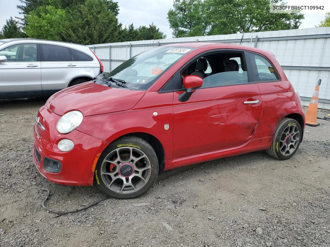 2012 Fiat 500 Sport VIN: 3C3CFFBR6CT109942 Lot: 70573444