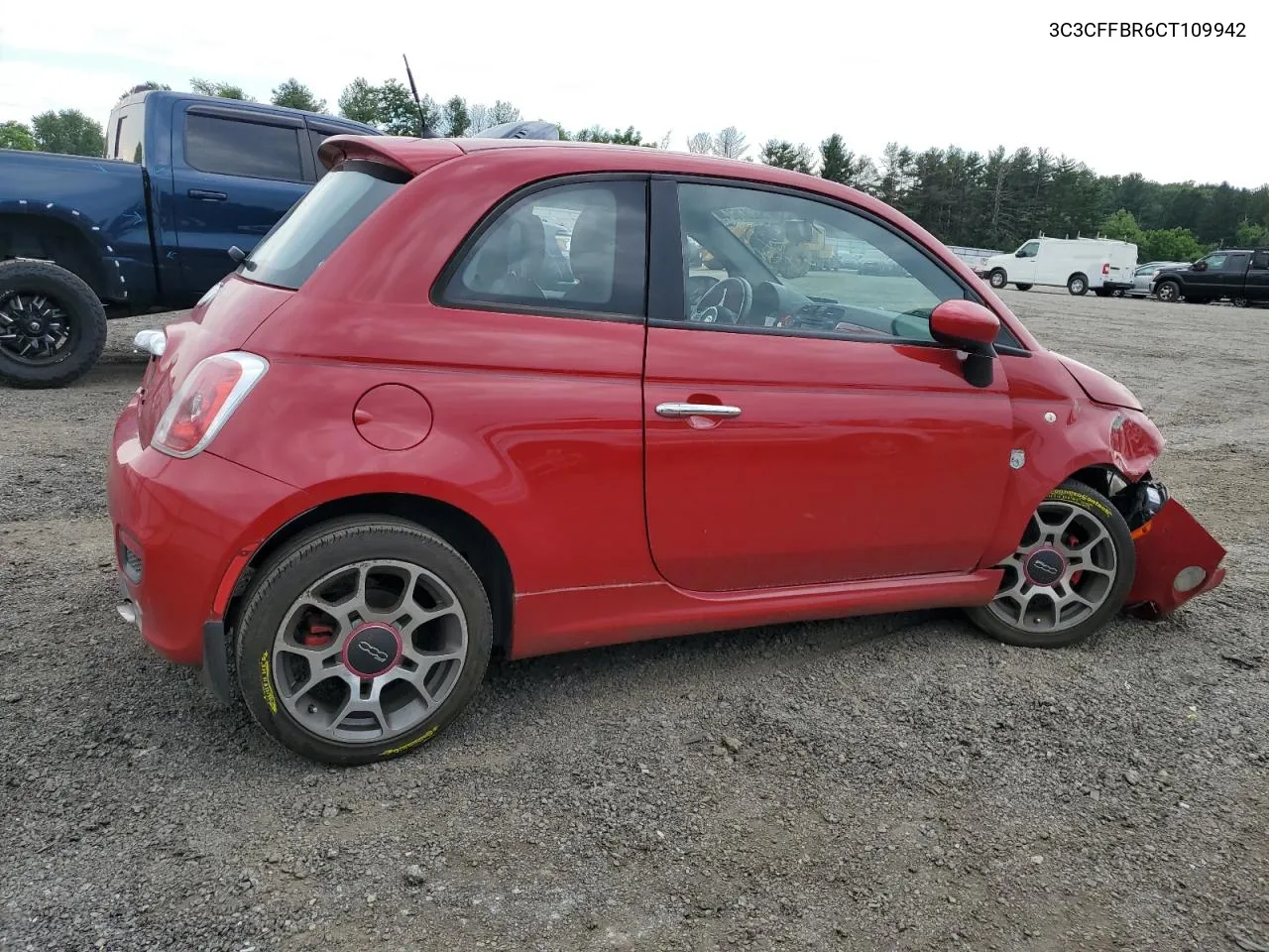 2012 Fiat 500 Sport VIN: 3C3CFFBR6CT109942 Lot: 70573444