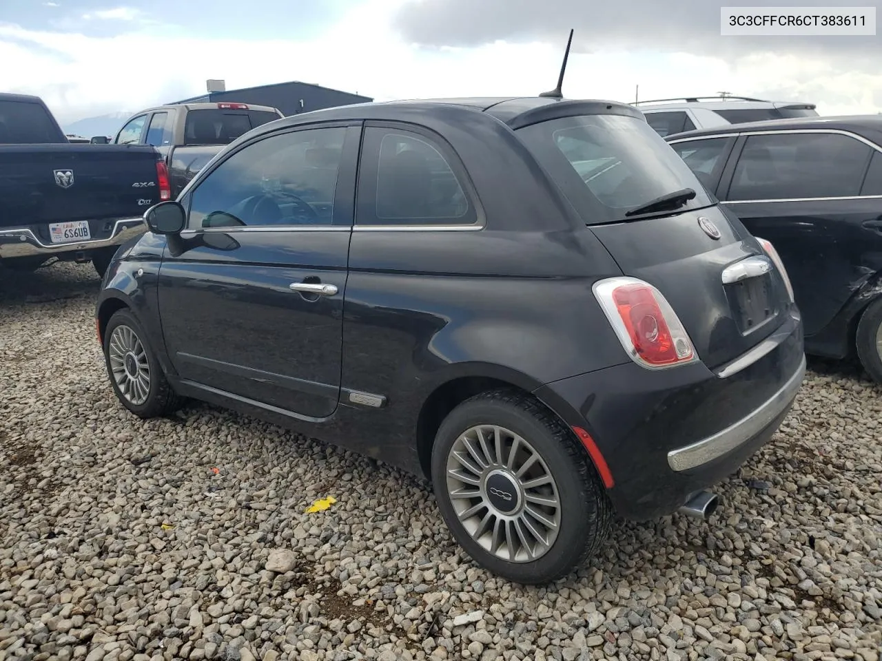 3C3CFFCR6CT383611 2012 Fiat 500 Lounge