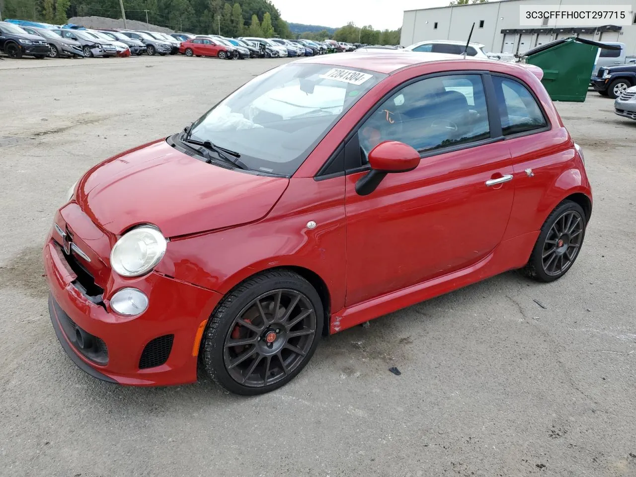 2012 Fiat 500 Abarth VIN: 3C3CFFFH0CT297715 Lot: 72841304