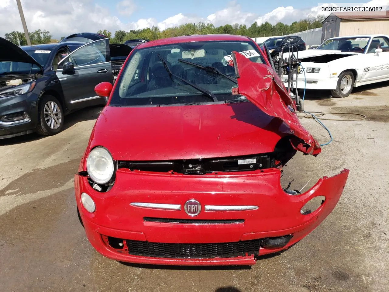 2012 Fiat 500 Pop VIN: 3C3CFFAR1CT306082 Lot: 72956764