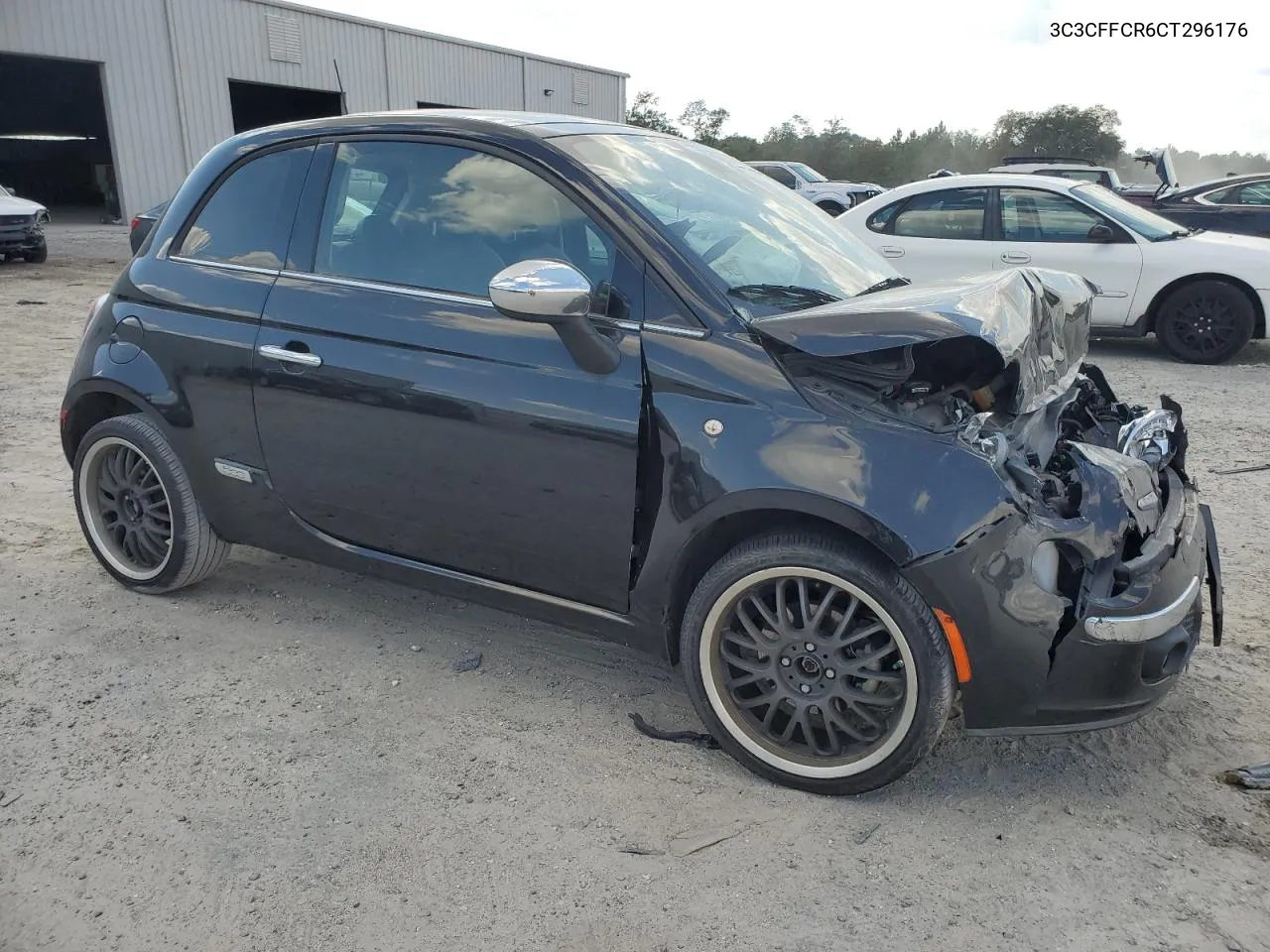 2012 Fiat 500 Lounge VIN: 3C3CFFCR6CT296176 Lot: 73663864