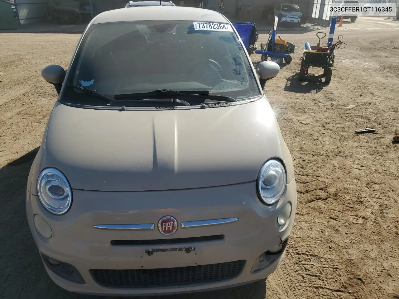 2012 Fiat 500 Sport VIN: 3C3CFFBR1CT116345 Lot: 73782364