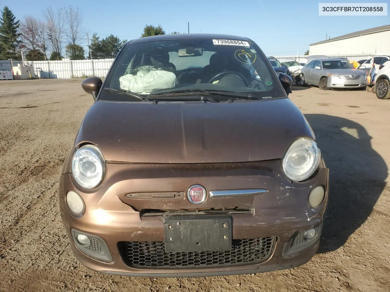 2012 Fiat 500 Sport VIN: 3C3CFFBR7CT208558 Lot: 73968854