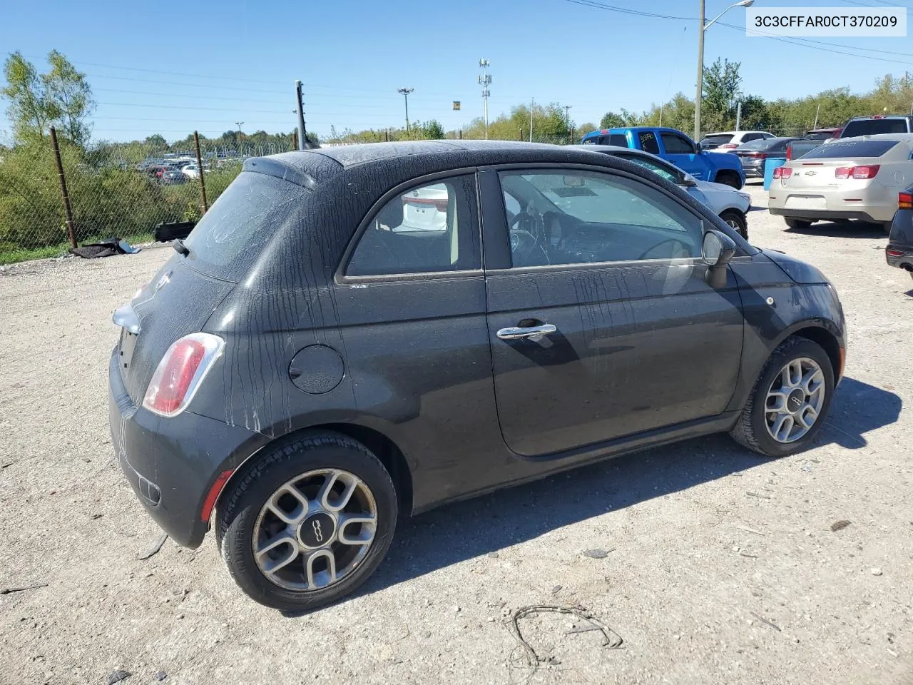 3C3CFFAR0CT370209 2012 Fiat 500 Pop