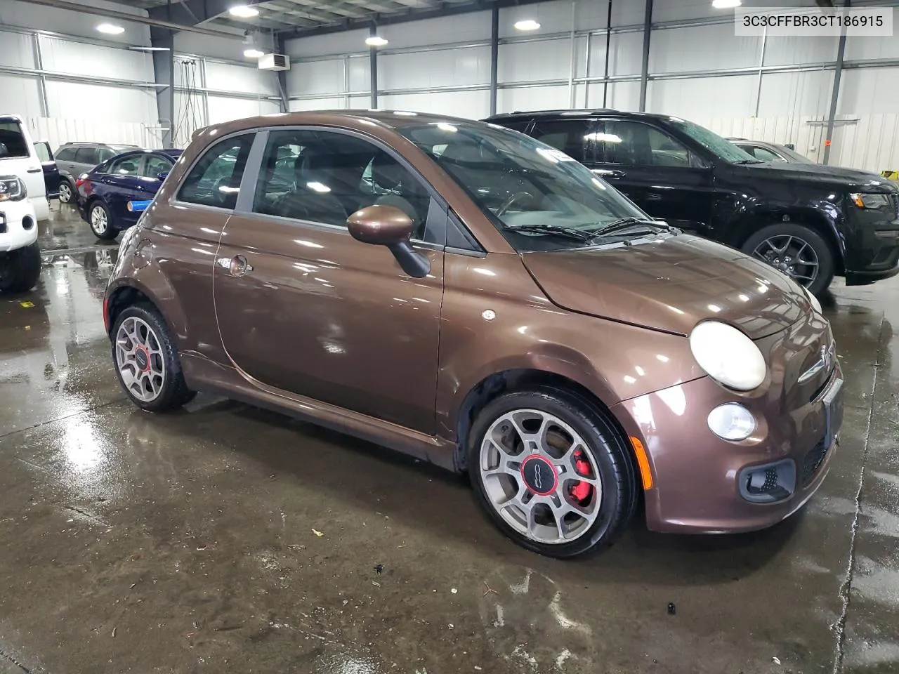 2012 Fiat 500 Sport VIN: 3C3CFFBR3CT186915 Lot: 74328224