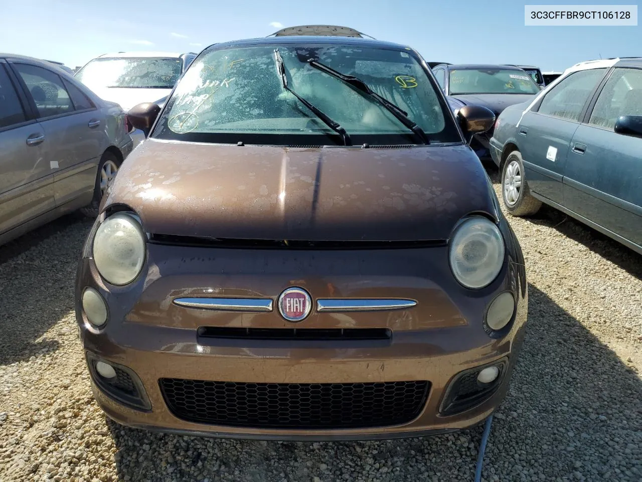 2012 Fiat 500 Sport VIN: 3C3CFFBR9CT106128 Lot: 74662604