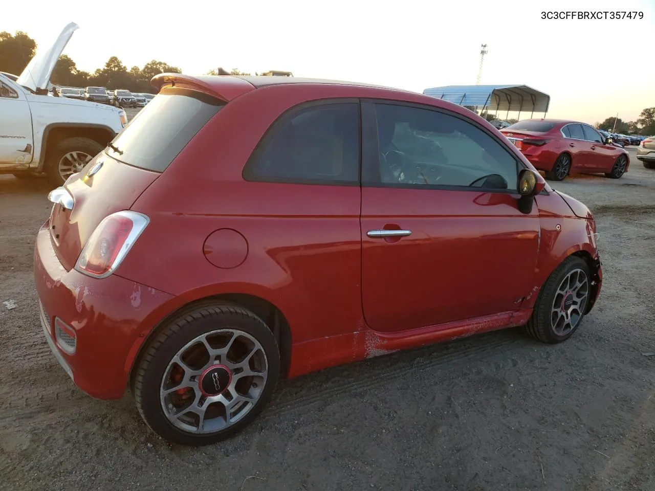 2012 Fiat 500 Sport VIN: 3C3CFFBRXCT357479 Lot: 74784304