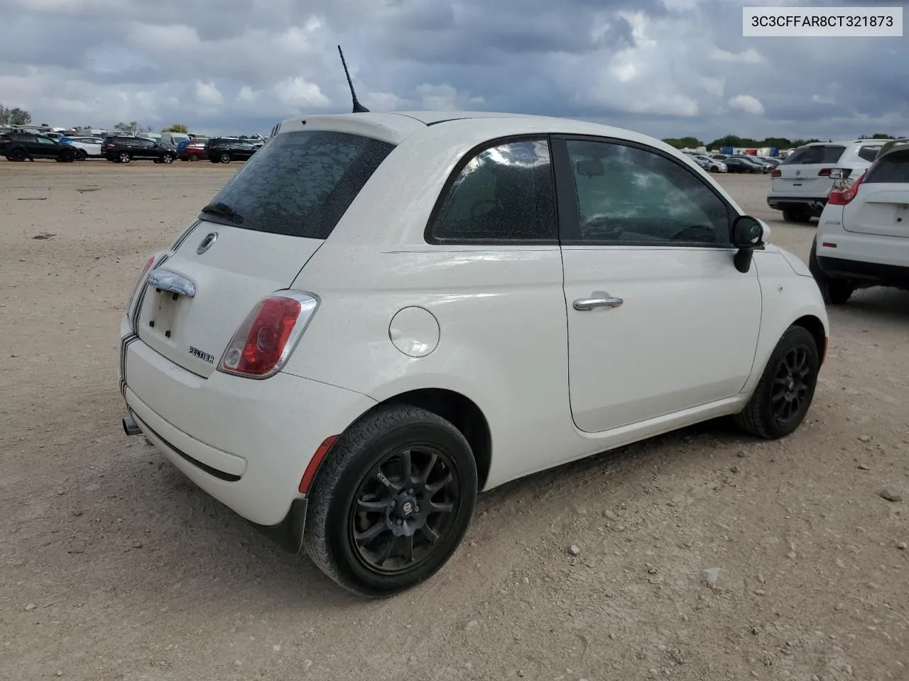 2012 Fiat 500 Pop VIN: 3C3CFFAR8CT321873 Lot: 76164974