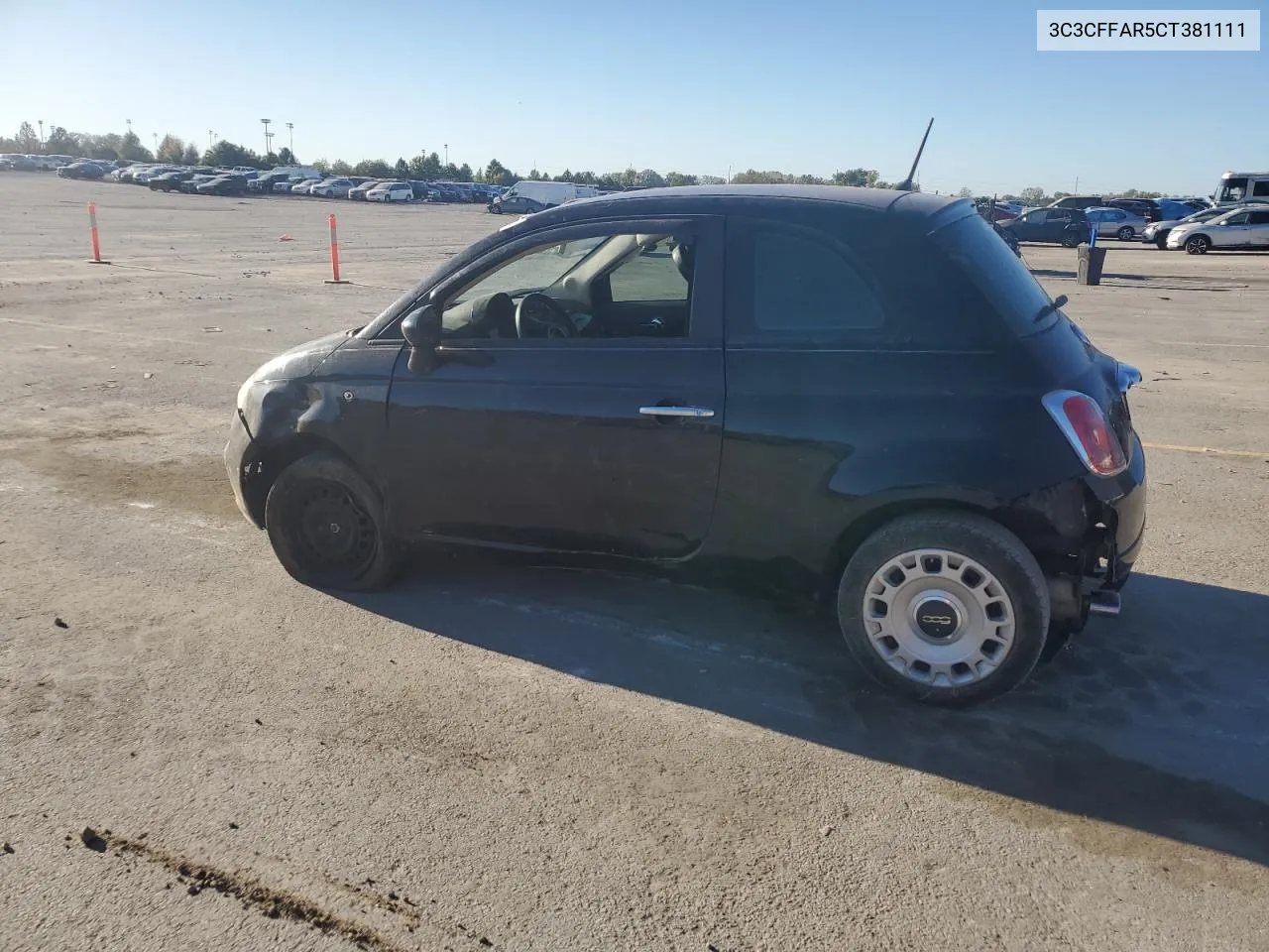 2012 Fiat 500 Pop VIN: 3C3CFFAR5CT381111 Lot: 76504914