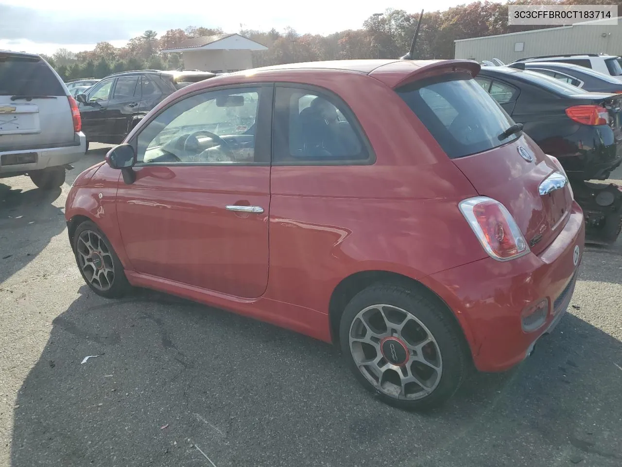 2012 Fiat 500 Sport VIN: 3C3CFFBR0CT183714 Lot: 76556914