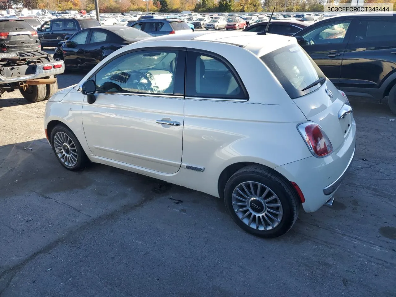 3C3CFFCR0CT343444 2012 Fiat 500 Lounge