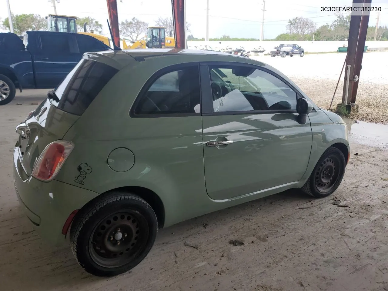 2012 Fiat 500 Pop VIN: 3C3CFFAR1CT383230 Lot: 77701864