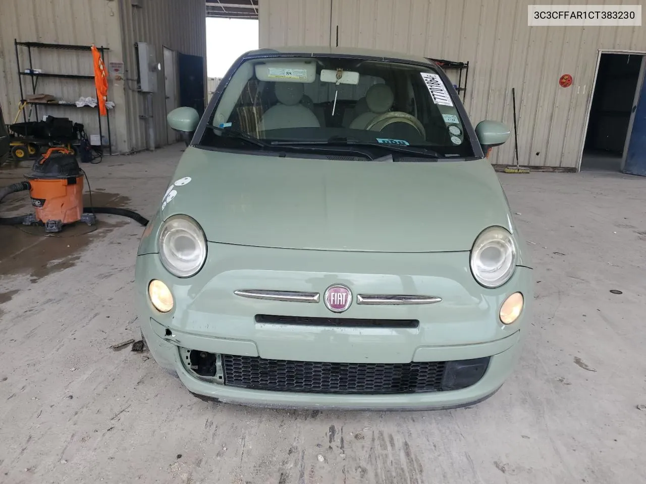 2012 Fiat 500 Pop VIN: 3C3CFFAR1CT383230 Lot: 77701864