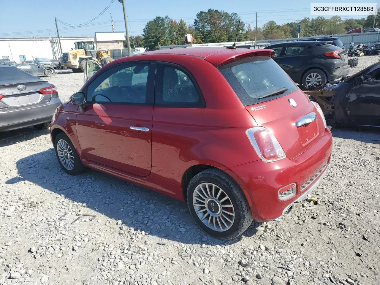 2012 Fiat 500 Sport VIN: 3C3CFFBRXCT128588 Lot: 77820374