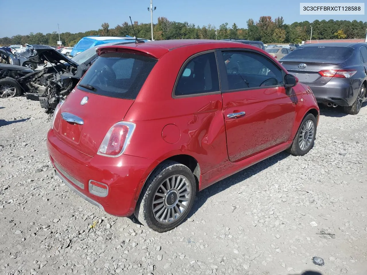 3C3CFFBRXCT128588 2012 Fiat 500 Sport