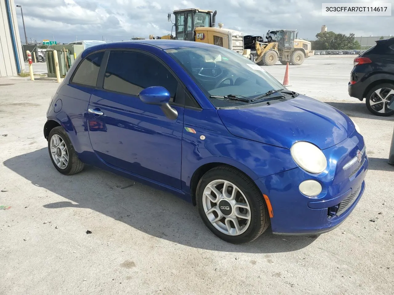 2012 Fiat 500 Pop VIN: 3C3CFFAR7CT114617 Lot: 78630804